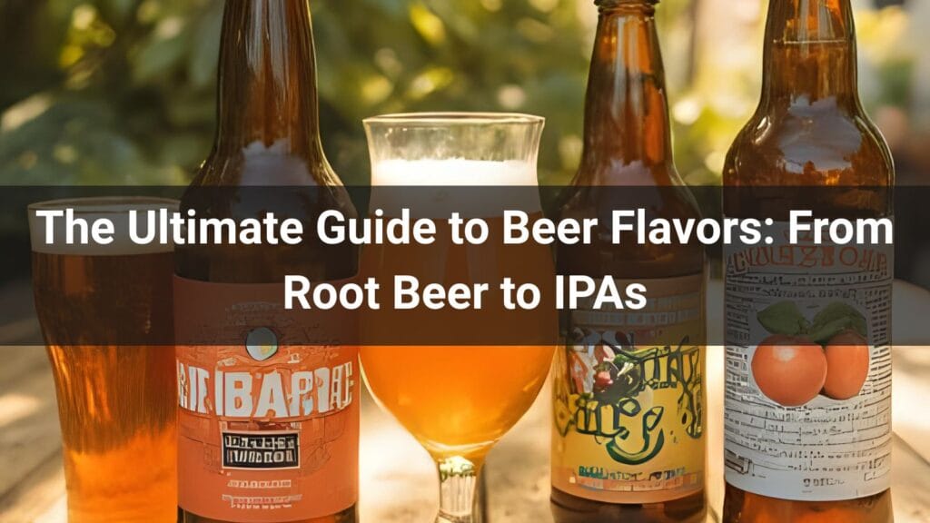 Der ultimative Leitfaden für Biergeschmacksrichtungen: Von Root Beer bis IPAs