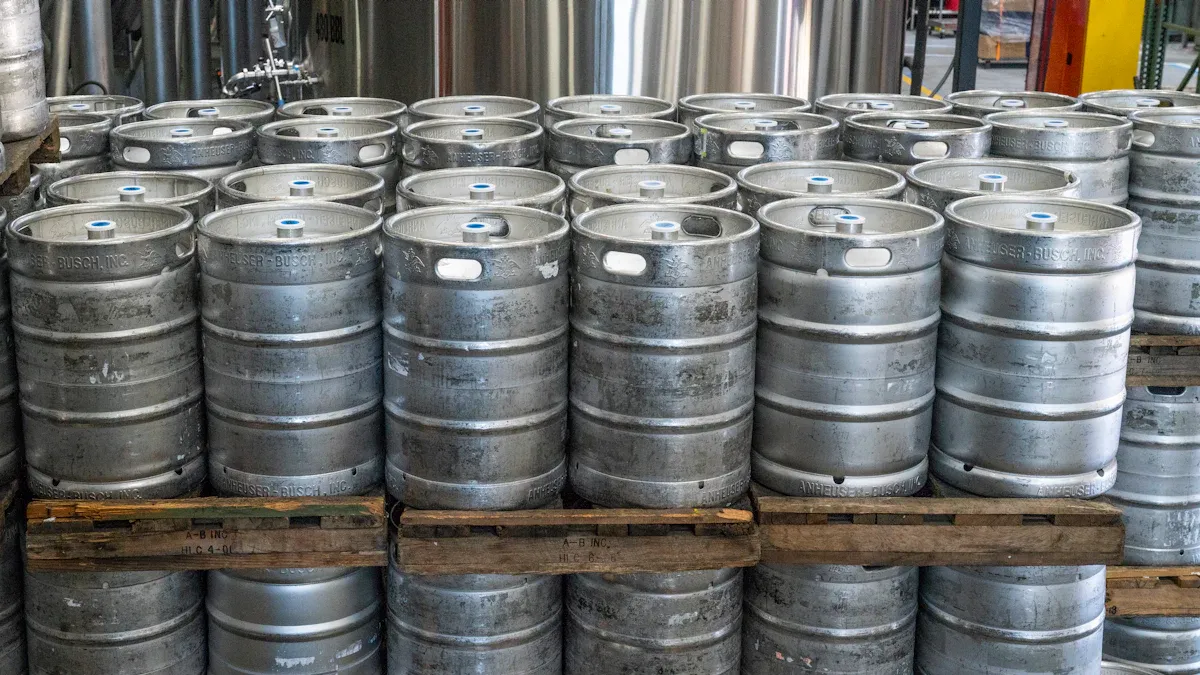 Grundlagen des hellen Biertanks